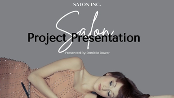 Free Salon Project Presentation Template to Edit Online
