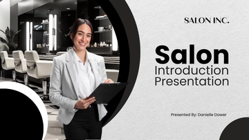 Free Salon Introduction Presentation Template to Edit Online