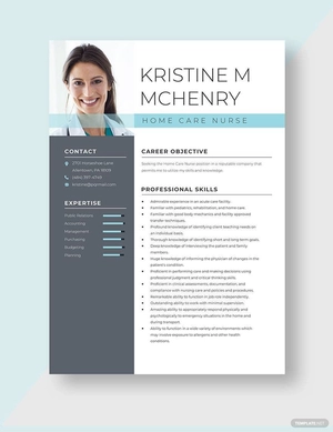 Home Care Nurse Resume
