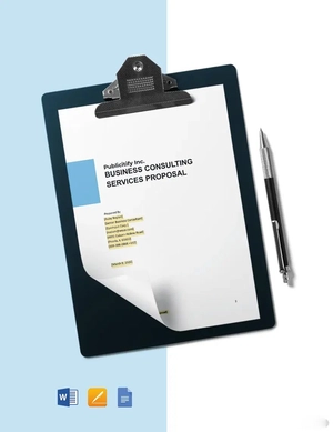 Business Consulting Proposal Template