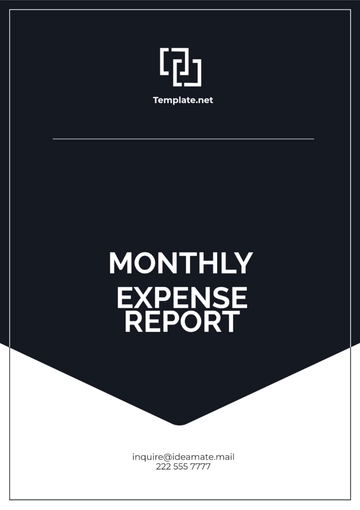 Free Monthly Expense Report Template to Edit Online