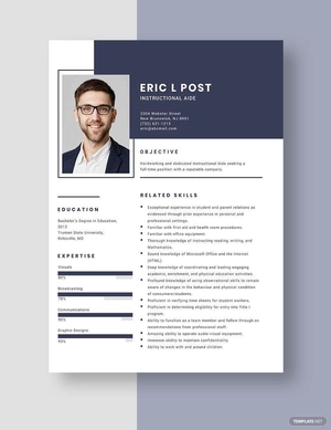 Instructional Aide Resume