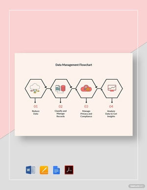 Data Management Flowchart Template