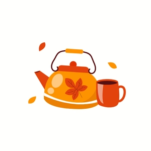 Free Kettle Autumn Clipart to Edit Online