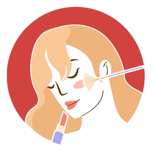 Free Makeover Cosmetics Icon to Edit Online