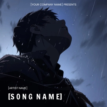 Free Anime Album Cover Template to Edit Online
