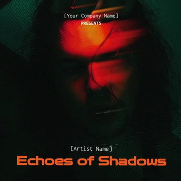 Free Dark Rock Album Cover Template to Edit Online