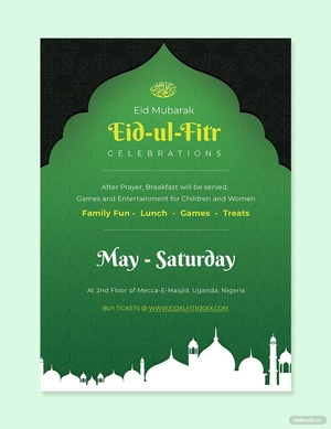 Eid Ul Fitr Flyer Template