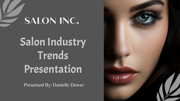 Free Salon Industry Trends Presentation Template to Edit Online