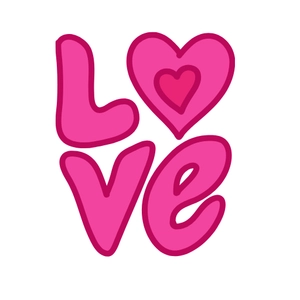 Free Pink Love Clipart to Edit Online