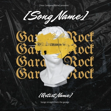 Free Garage Rock Album Cover Template to Edit Online