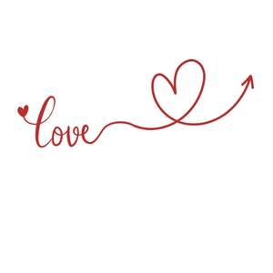 Free Outline Love Clipart to Edit Online