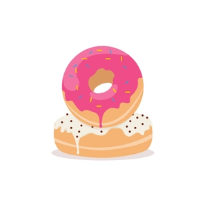 Free Donut Fast Food Clipart to Edit Online