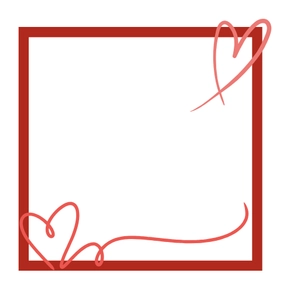 Free Romantic Frame Love Clipart to Edit Online