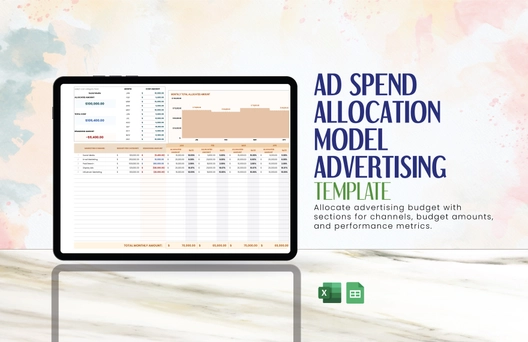 Ad Spend Allocation Model Advertising Template