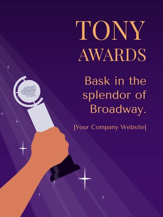 Free Tony Awards Threads Post Template to Edit Online