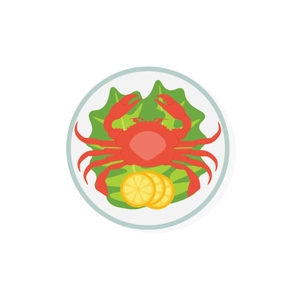 Free Crab Meal Clipart to Edit Online