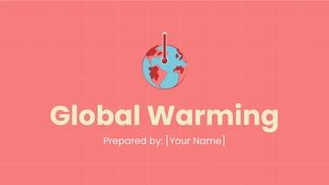 Free Global Warming Poster Presentation Template to Edit Online
