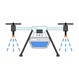 Free Agricultural Drone Icon to Edit Online