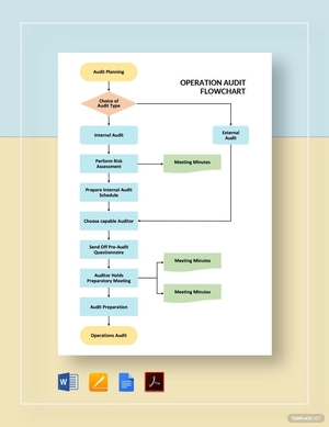 Operations Audit Flowchart Template