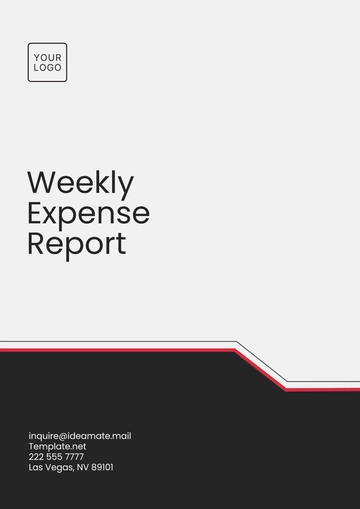 Free Weekly Expense Report Template to Edit Online