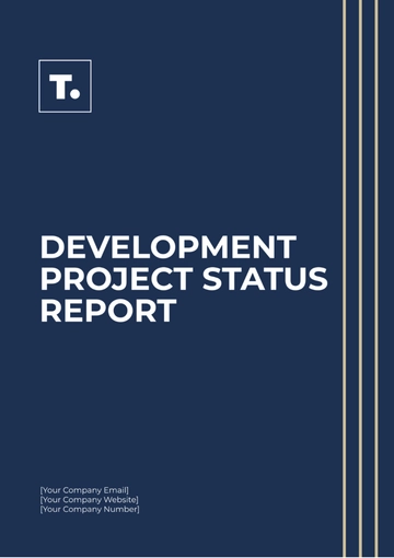 Free Development Project Status Report Template to Edit Online