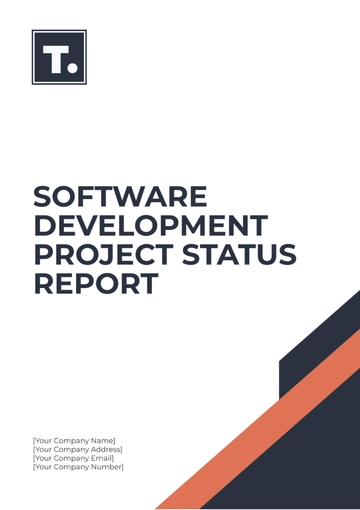 Free Software Development Project Status Report Template to Edit Online