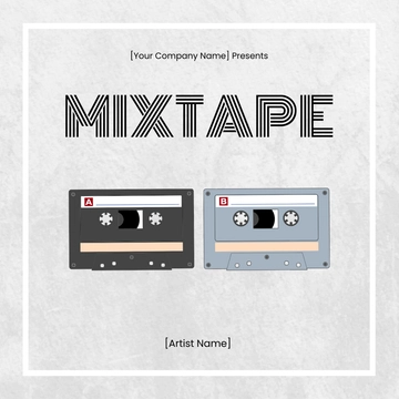 Free Mixtape Album Cover Template to Edit Online