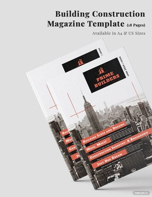 Building Construction Magazine Template