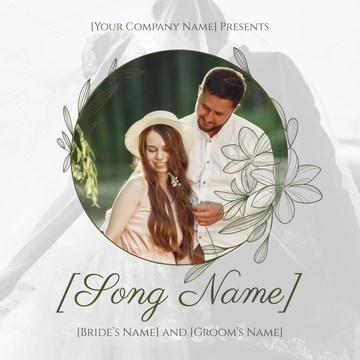 Free Marriage Album Cover Template to Edit Online