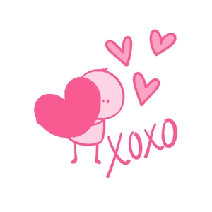 Free Doodle love Clipart to Edit Online