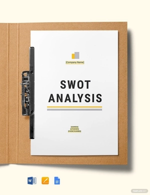 Mining & Construction Company SWOT Analysis Template