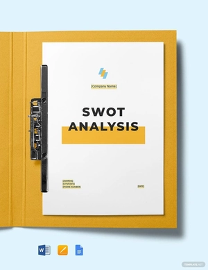 Construction SWOT Analysis Template