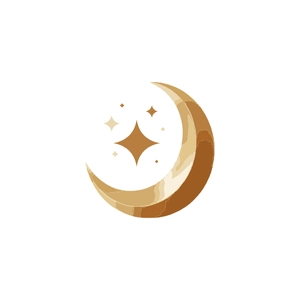 Free Gold Moon Clipart to Edit Online