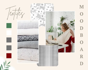 Free Textiles Mood Board Template to Edit Online