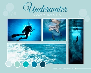 Free Underwater Mood Board Template to Edit Online Free Underwater Mood Board Template to Edit Online