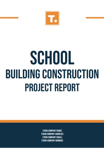 Free School Building Construction Project Report Template to Edit Online Free School Building Construction Project Report Template to Edit Online