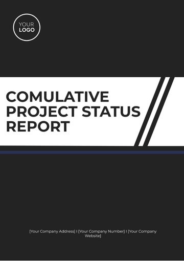 Free Cumulative Project Status Report Template to Edit Online