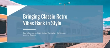 Free Retro Facebook Cover Template to Edit Online