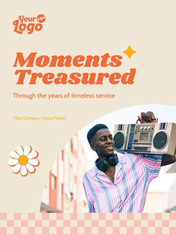 Free Retro Threads Post Template to Edit Online