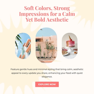 Free Pastel Facebook Post Template to Edit Online