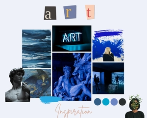 Free Colorful Art Mood Board Template to Edit Online