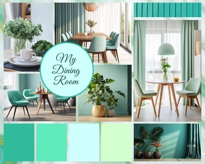 Free Dining Room Mood Board Template to Edit Online