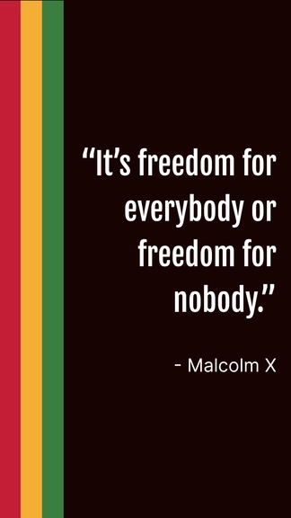 Free Juneteenth Short Quote Template to Edit Online