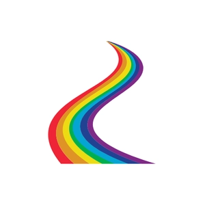 Free Rainbow Path Clipart to Edit Online