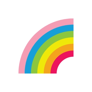 Free Neon Rainbow Clipart to Edit Online