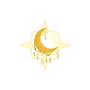 Free Boho Moon Clipart to Edit Online