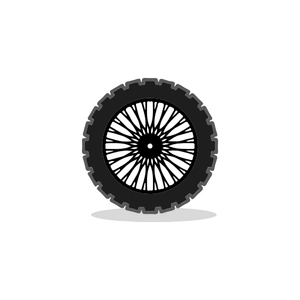 Free Motorcycle Wheel Clipart to Edit Online