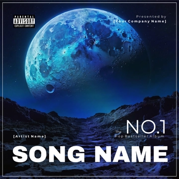 Free Craters Album Cover Template to Edit Online
