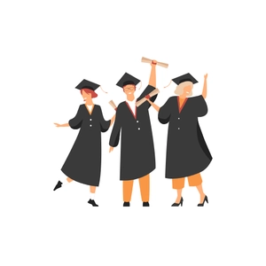 Free University Graduates Clipart to Edit Online